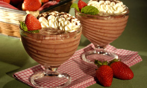 Taça de Brigadeiro de Natal