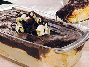 Pavê de Brigadeiro com Beijinho