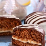 Pão de Mel com Recheio de Brigadeiro Branco