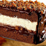 Bolo de Sorvete com Brigadeiro
