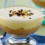 Doce de Banana com Brigadeiro Branco